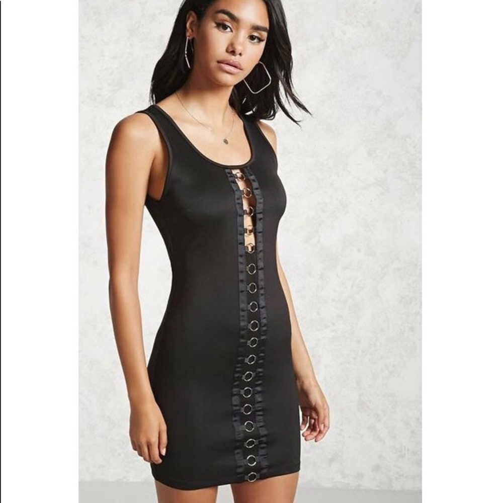 Forever 21 Sexy O Ring Cutout Dress.